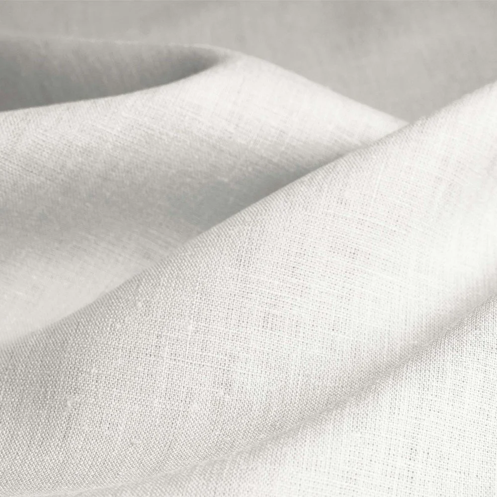 Linen Fabric (Enzymwashed) Ecru