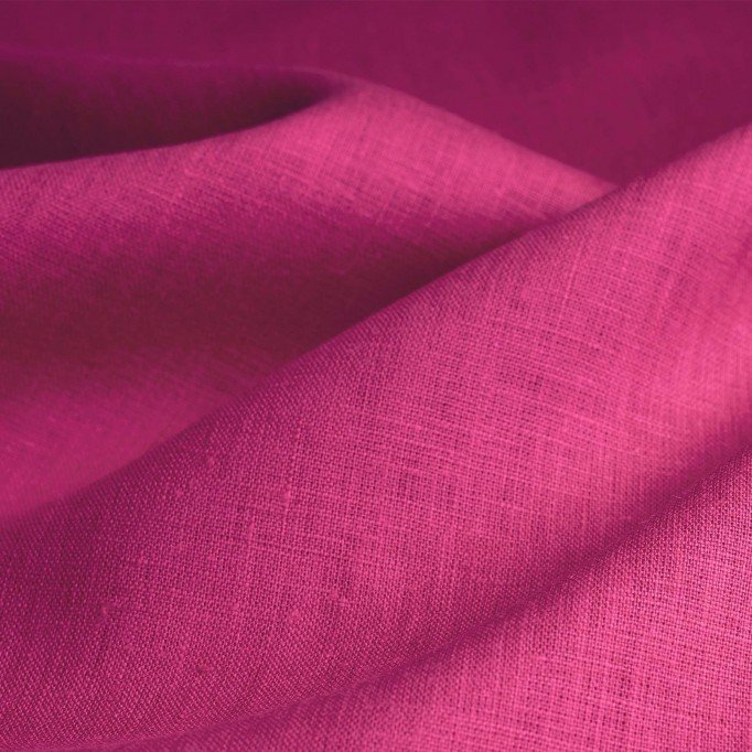 Hørstof Vasket Fuchsia - (Hørstof Vasket )