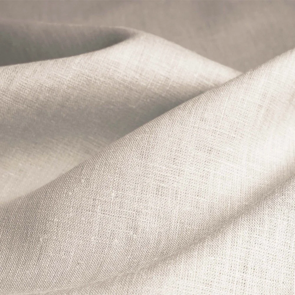 Linen Fabric (Enzymwashed) Light Beige