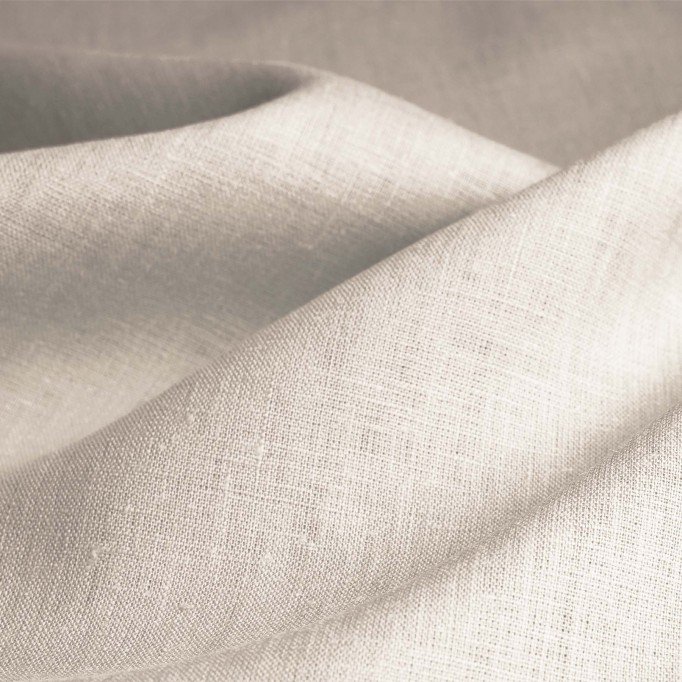 Tissu Lin Beige Clair - (Tissu Lin lavé )