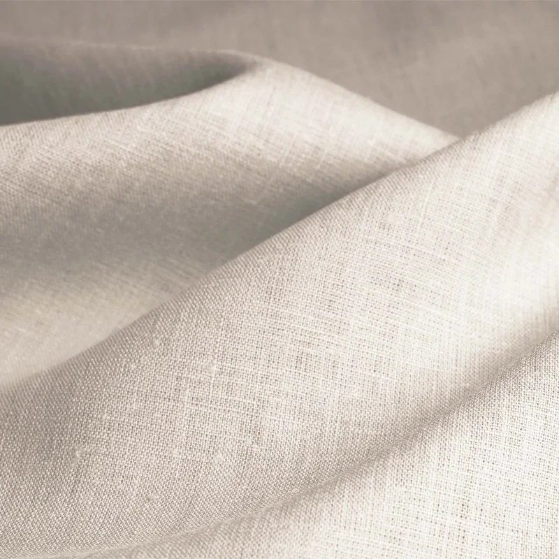 Leinenstoff Beige Hellbeige