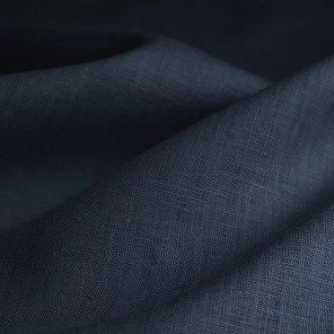 Linnen Stof Marine - (Linnen Stoffen Gewassen)