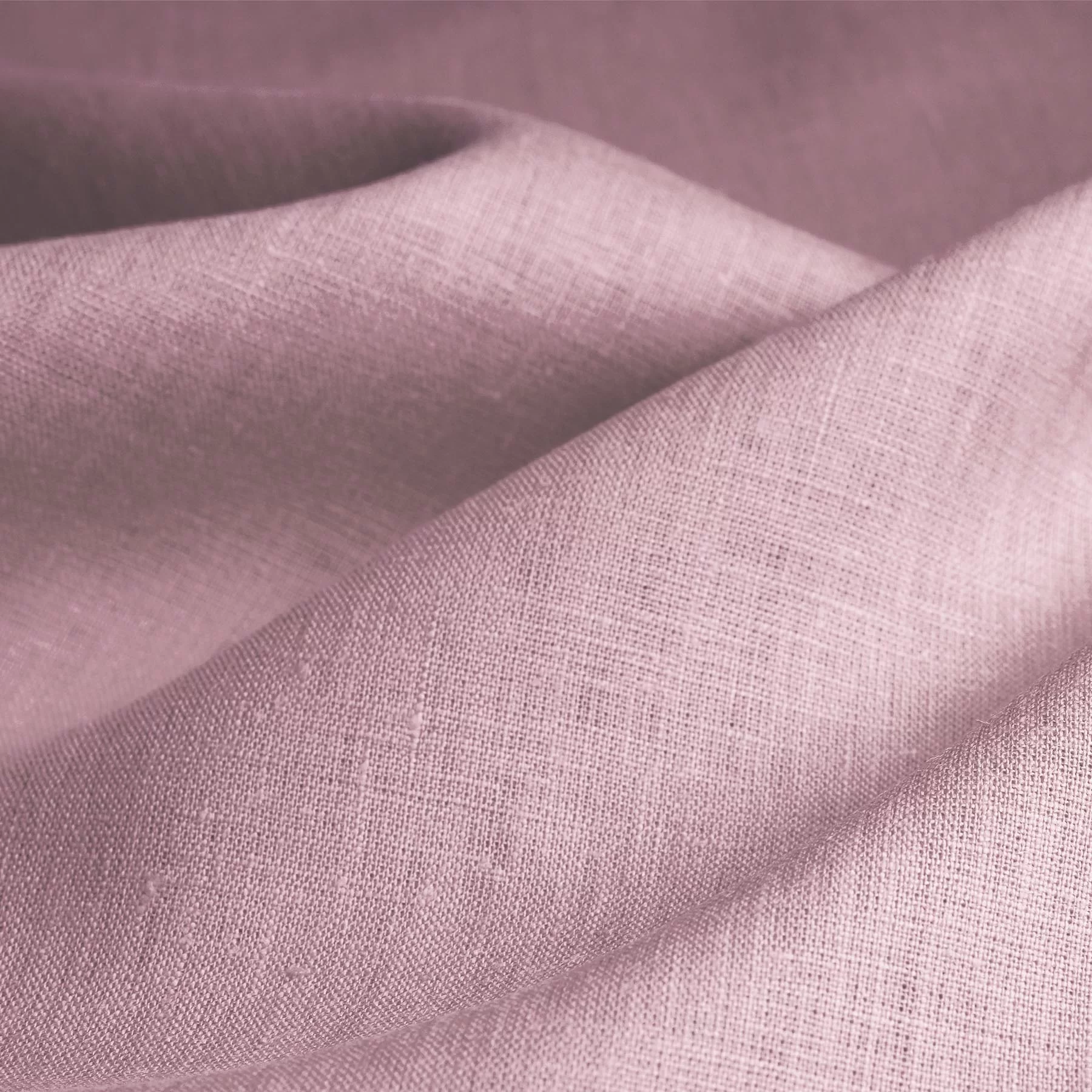 Linnen Stof (Enzymwashed) Oud Roze