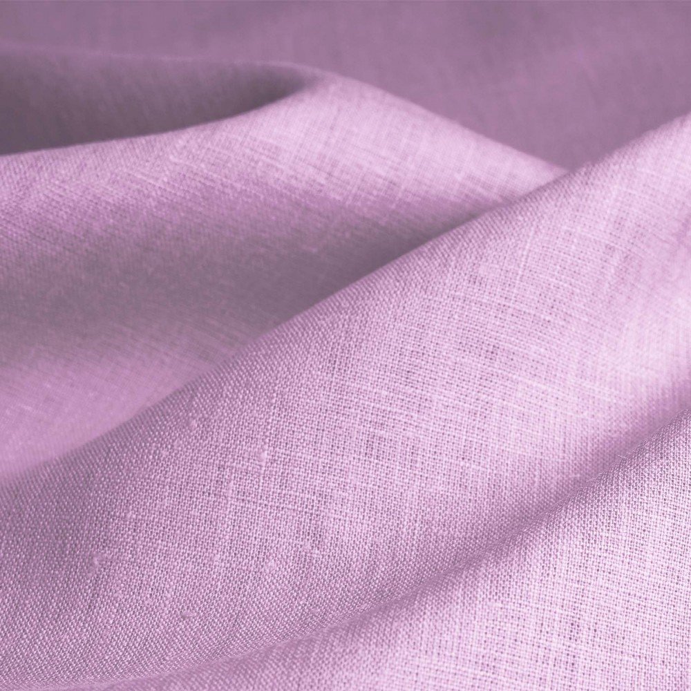 Linen Fabric Enzymwashed - Pastel Lilac Linen Fabric (Enzymwashed) Pastel Lilac - (Linen Fabric Enzymwashed)