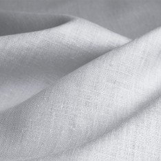 Linen Fabric Silver Grey