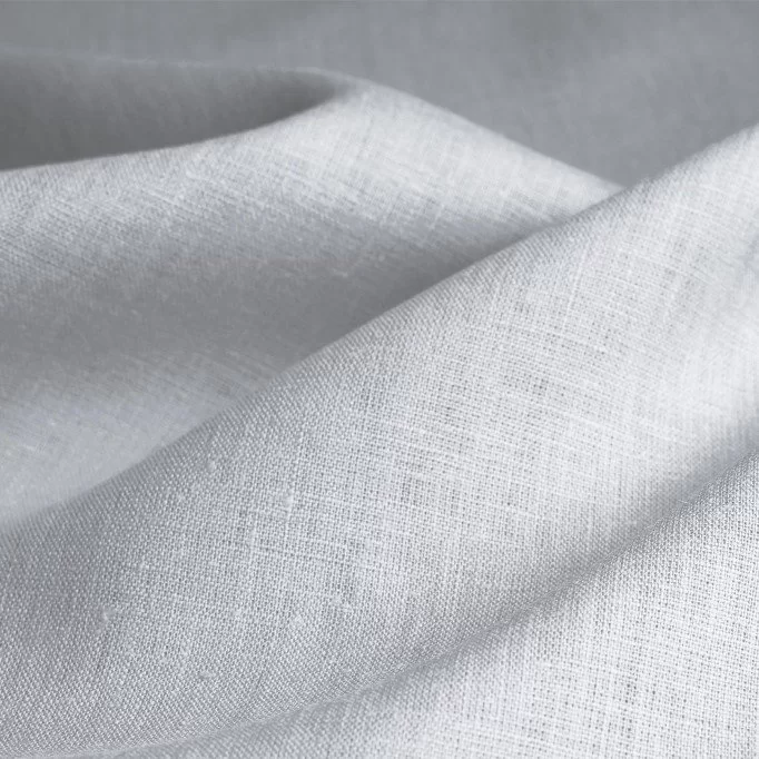 Tessuto Lino Grigio Argento - (Tessuti Di Lino)