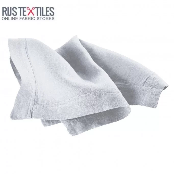 Tessuto Lino Grigio Argento - (Tessuti Di Lino)