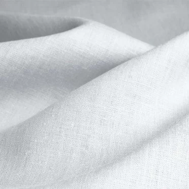 Tissu Lin Blanc  - (Tissu Lin lavé )