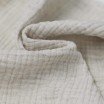 Tessuto Doppia Garza Di Cotone Lino Naturale Melange - (Deco Tessuti)