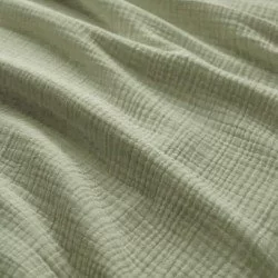 Tissu Gaze De Coton Épais (Triple Layer) Olive