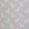 Tessuto Doppia Garza Stampa Digitale - Unicorno