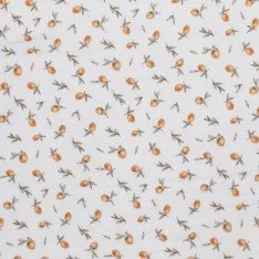 Tissu Double Gaze Impression Numérique - Citrons Vintage