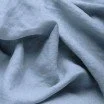 Fint Hørstof (Stone Washed) Lys Jeans - (Dekorationsstoffer)