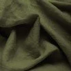 Fine Linen Fabric (Stone Washed) Army Green - (Deco Fabrics)