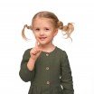 Fijne Linnen Stof (Stone Washed) Leger Groen - (Decoratiestoffen)