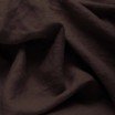 Fijne Linnen Stof (Stone Washed) Donker Bruin - (Decoratiestoffen)