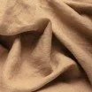 Tissu De Lin Fin (Stone Washed) Chameau - (Tissus Deco)