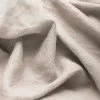 Fine Linen Fabric (Stone Washed) Light Beige