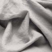 Fine Linen Fabric (Stone Washed) Light Grey - (Deco Fabrics)