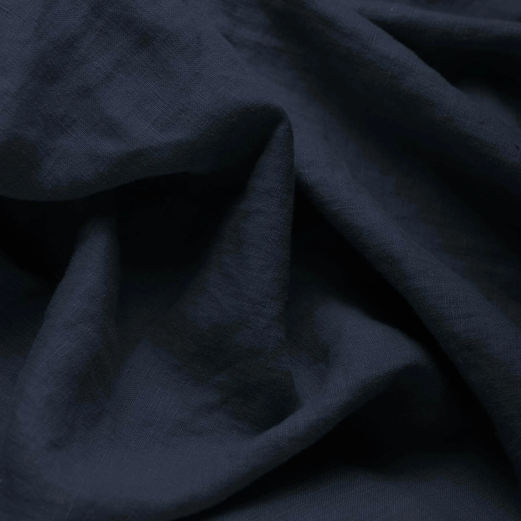 Fijne Linnen Stof (Stone Washed) Marine