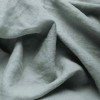 Fine Linen Fabric (Stone Washed) Old Green