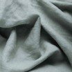 Fine Linen Fabric (Stone Washed) Old Green - (Deco Fabrics)