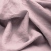 Fine Linen Fabric (Stone Washed) Old Pink