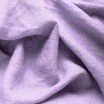 Fine Linen Fabric (Stone Washed) Pastel Lilac - (Deco Fabrics)