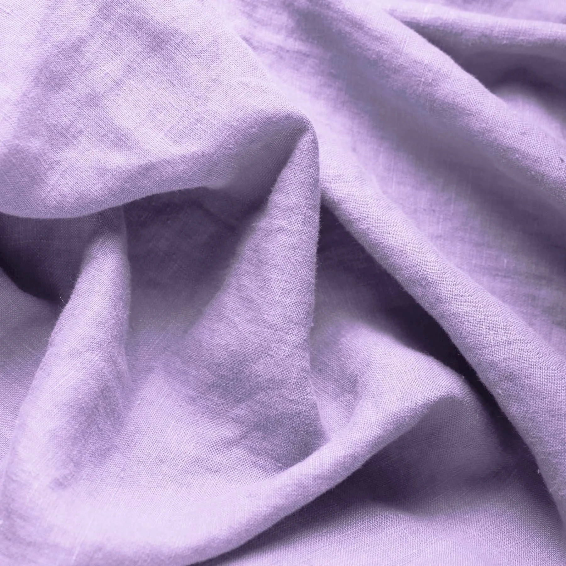 Fijne Linnen Stof (Stone Washed) Pastel Lila