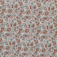 Jersey Cotton Fabric Digital Print - Bush Flower Cacao
