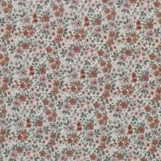 Jersey Di Cotone Stampa Digitale - Cespuglio Fiore Cacao