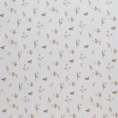 Jersey Di Cotone Stampa Digitale - Fiore Accogliente Beige