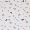 Popeline Di Cotone Stampa Digitale - Safari Ecru Beige