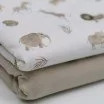 Jersey Cotton Fabric Digital Print - Safari Ecru Beige | Rijs Textiles Jersey Cotton Fabric Digital Print - Safari Ecru Beige - (Jersey Cotton Fabric Digital Print)