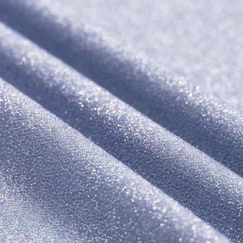 Lichtgewicht Lurex Glitter Jersey Stof Lavendel Blauw