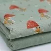 Tessuto Jersey Di Cotone Costine - Volpe Con Fungo | Rijs Textiles Tessuto Jersey Di Cotone Costine - Volpe Con Fungo - (Jersey Tessuti)