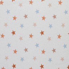 Rippstrick Jersey Stoff - Sterne