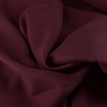 Tencel Twill Stof Bordeaux - (Fashion Stoffer)