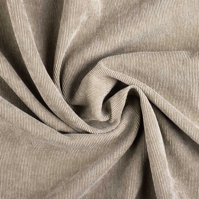 Babyrib Stretch Stof 21 Wales Beige - (Modestoffen)