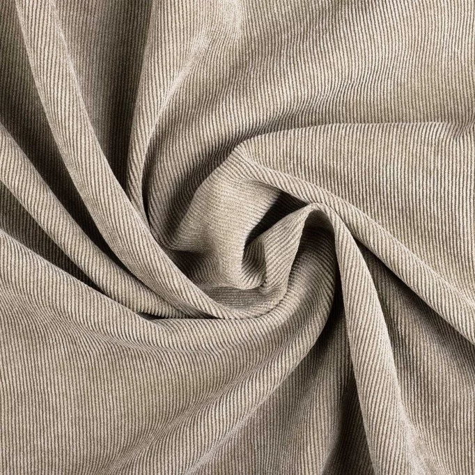 Babyrib Stretch Stof 21 Wales Beige - (Modestoffen)