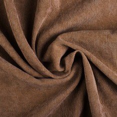 Needlecord Stretch Fabric 21 Wales Light Brown