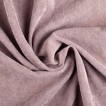 Tissu Velours Milleraies Stretch 21 Wales Vieux Rose - (Tissus De Mode)