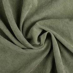 Tissu Velours Milleraies Stretch 21 Wales Olive
