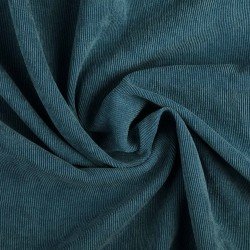 Needlecord Stretch Fabric 21 Wales Petrol