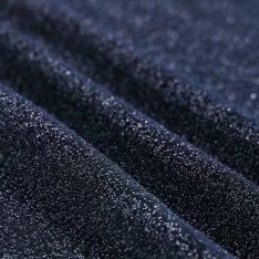 Glitzerjersey Stoff Marine
