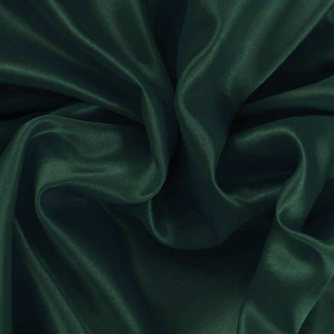 Satin Stoff Dunkelgrün  - (Satin Stoffe)