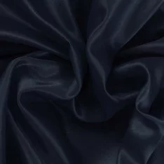 Polyester Satinstoff Marineblau