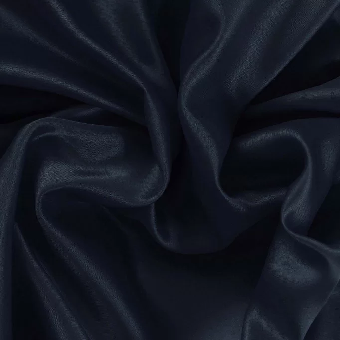 Satin Fabric Navy - (Satin Fabric)