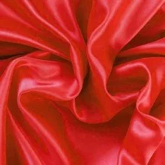 Polyester Satinstoff Rot