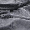 Tissu Panne De Velours Gris Foncé